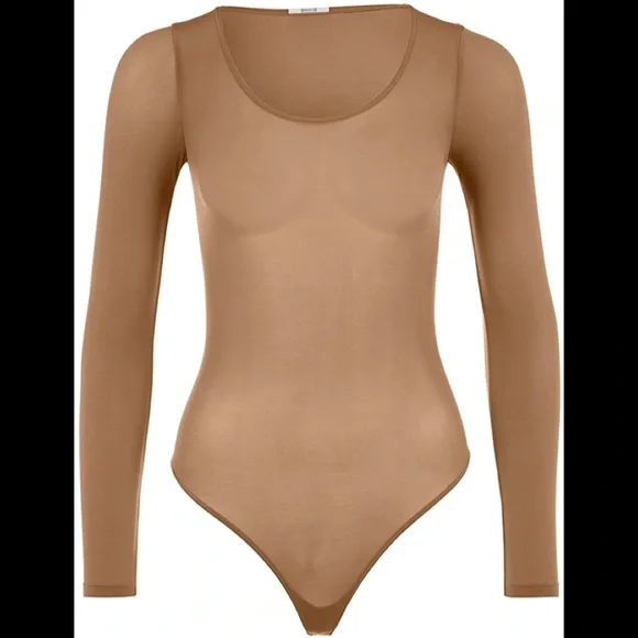 EUC Wolford bronze metallic body thong - Picture 2 of 14